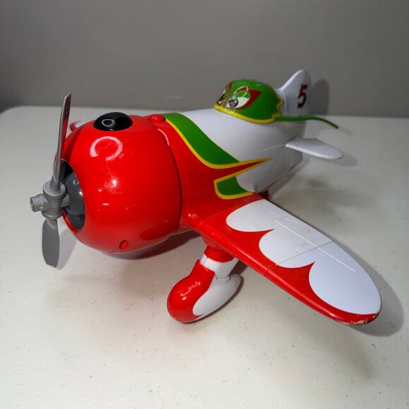 Disney Pixar Planes Toy Airplane No.5 El Chupacabra Plastic 4" Mattel - Picture 1 of 9